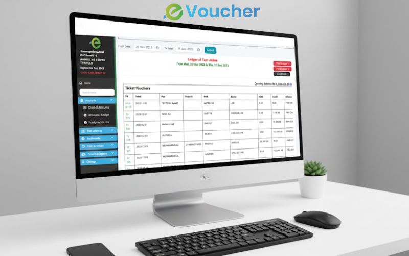 Evoucher - Travel Agency Accounting Software Customer And Supplier Ledgers BSP Reconciliation